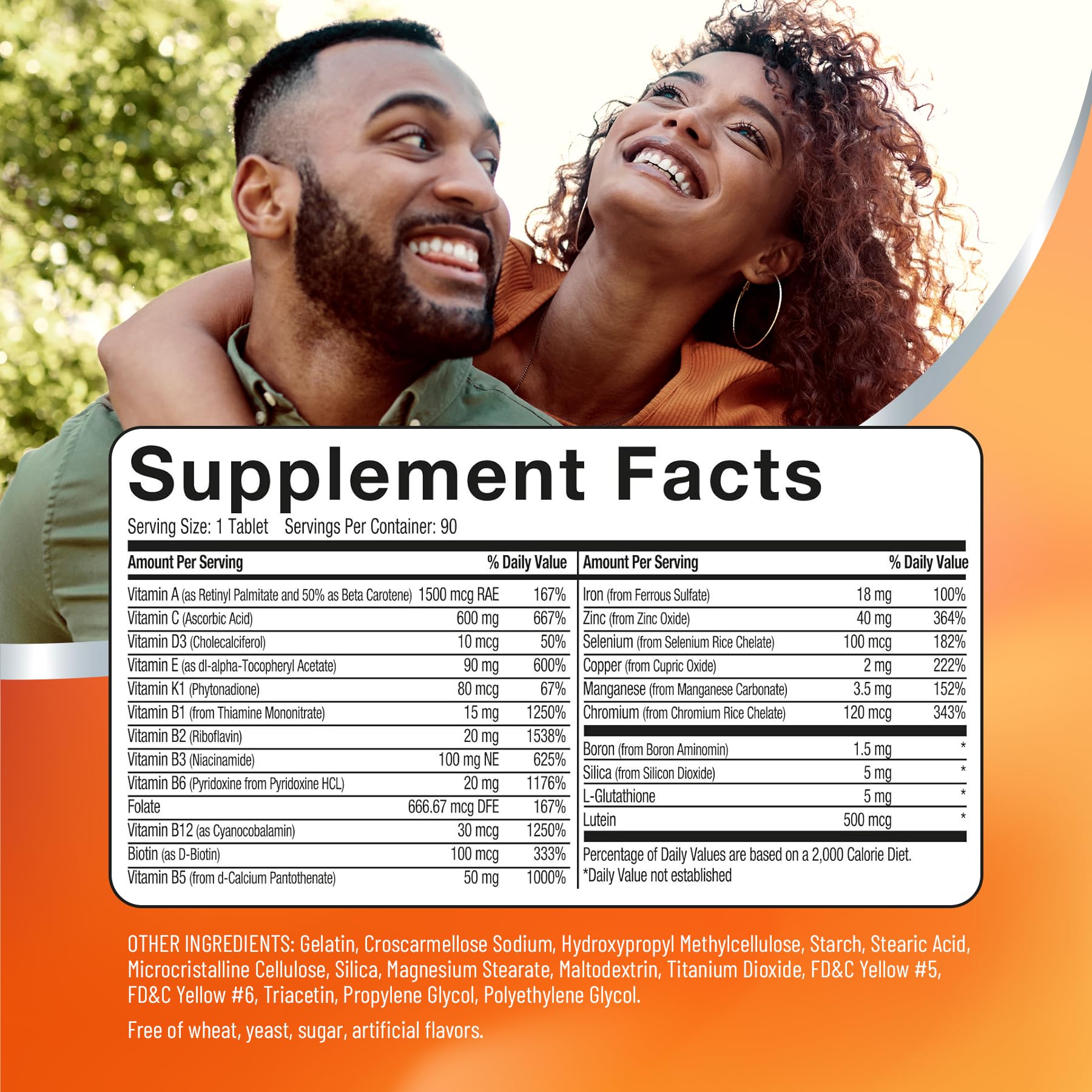 Basic Brands PowerAll bottle back shows nutrition facts for informed daily use
