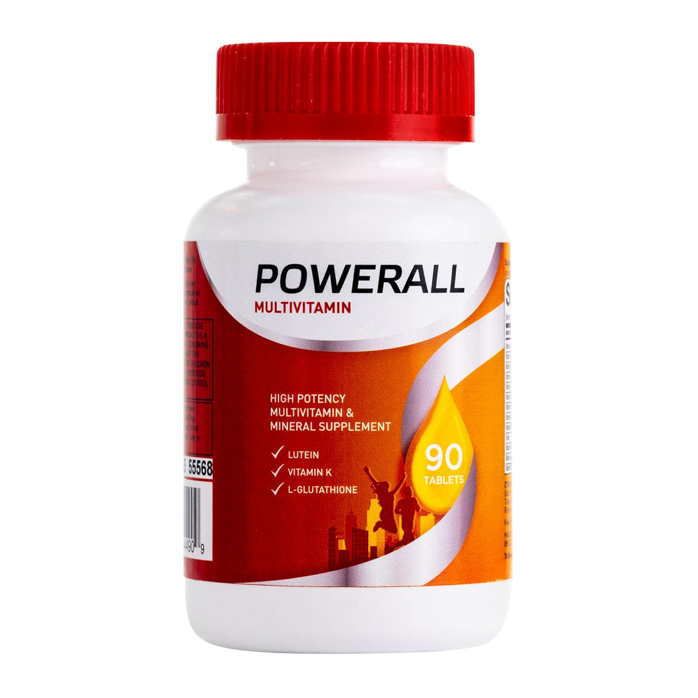 Basic Brands PowerAll bottle front view for daily immune and energy support