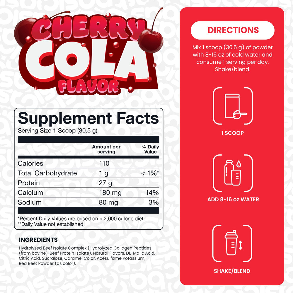 Basic Supplements Hydrolyzed Beef Isolate label highlighting clean protein and third-party tested quality