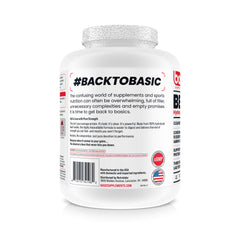 Basic Supplements Hydrolyzed Beef Isolate shake glass for quick recovery after training