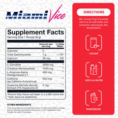 Basic Supplements pre-workout ingredients featuring citrulline for endurance support