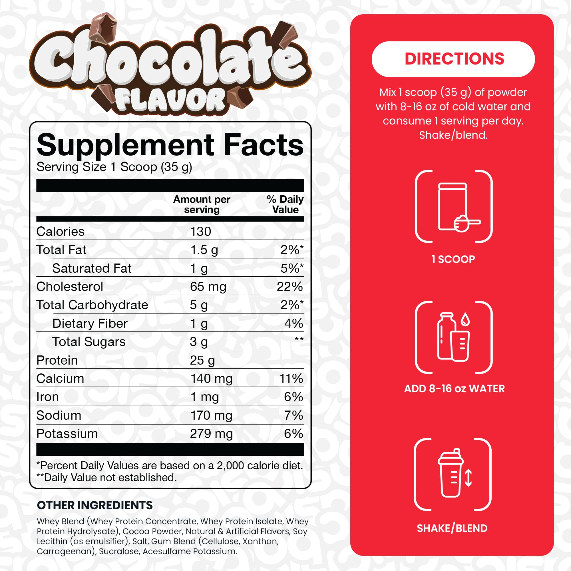 BASIC SUPPLEMENTS Whey Protein Powder gluten-free label highlighting allergen-friendly nutrition