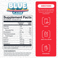 Basic Supplements whey protein powder label – NSF-certified quality.