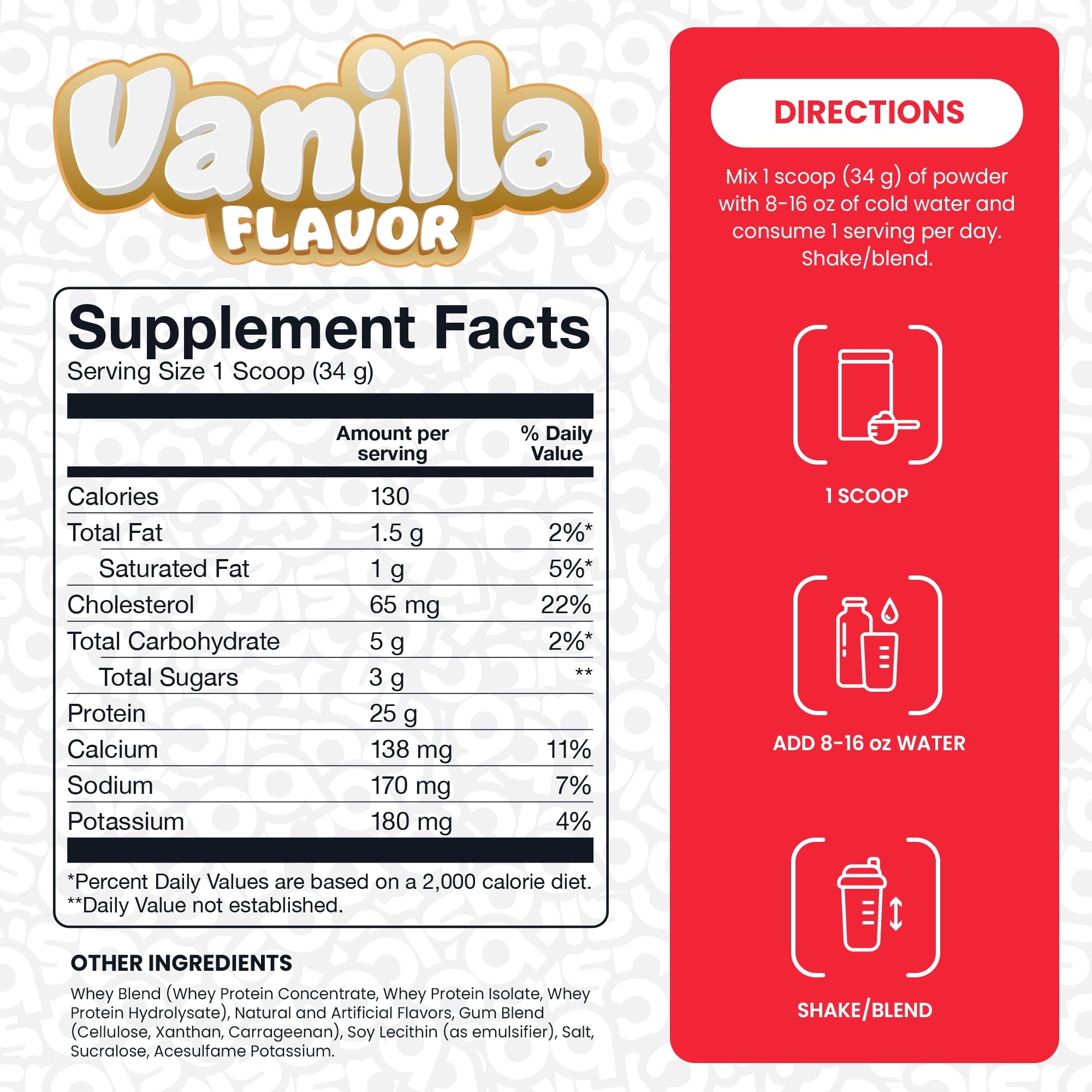 BASIC SUPPLEMENTS tub close-up shows microfiltration preserving undenatured proteins