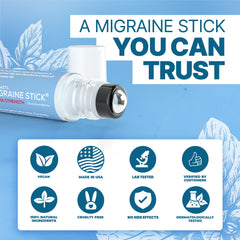 Basic Vigor Migrastil with peppermint and eucalyptus oils for refreshing aroma.
