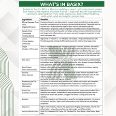 Basix Skin Defence Cream twin-pack ingredients highlight Kigelia and Kakadu Plum nourishment.