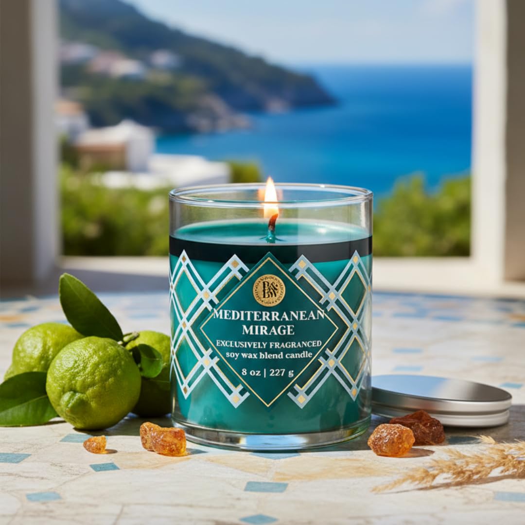 Bath & Body Works lead-free wick close-up for clean burn.