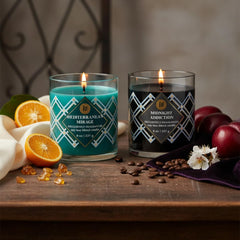 Bath & Body Works Mediterranean Mirage 8oz candle with coastal brightness.