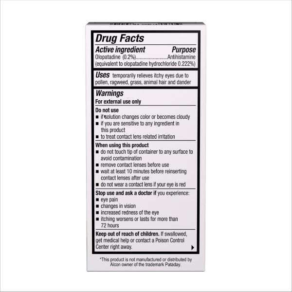 Bausch + Lomb kit with dosing instructions promotes easy daily use.
