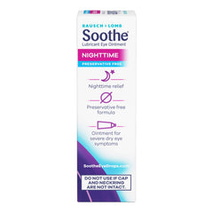 Bausch + Lomb brand logo on Soothe packaging