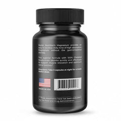 Bayter Nutrition magnesium bisglycinate for evening routine supports calm and muscle comfort