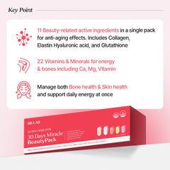 BB LAB daily-use sachet shown in a travel-ready pack for on-the-go support.