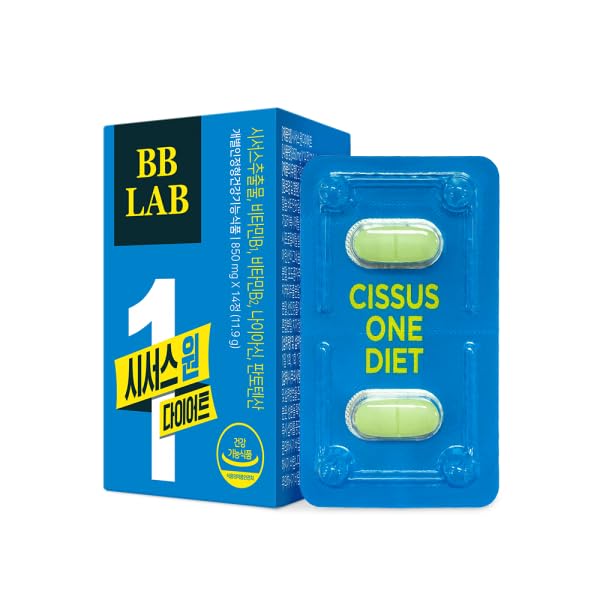 BB LAB Cissus One Diet bottle shows compact tablets for energy support
