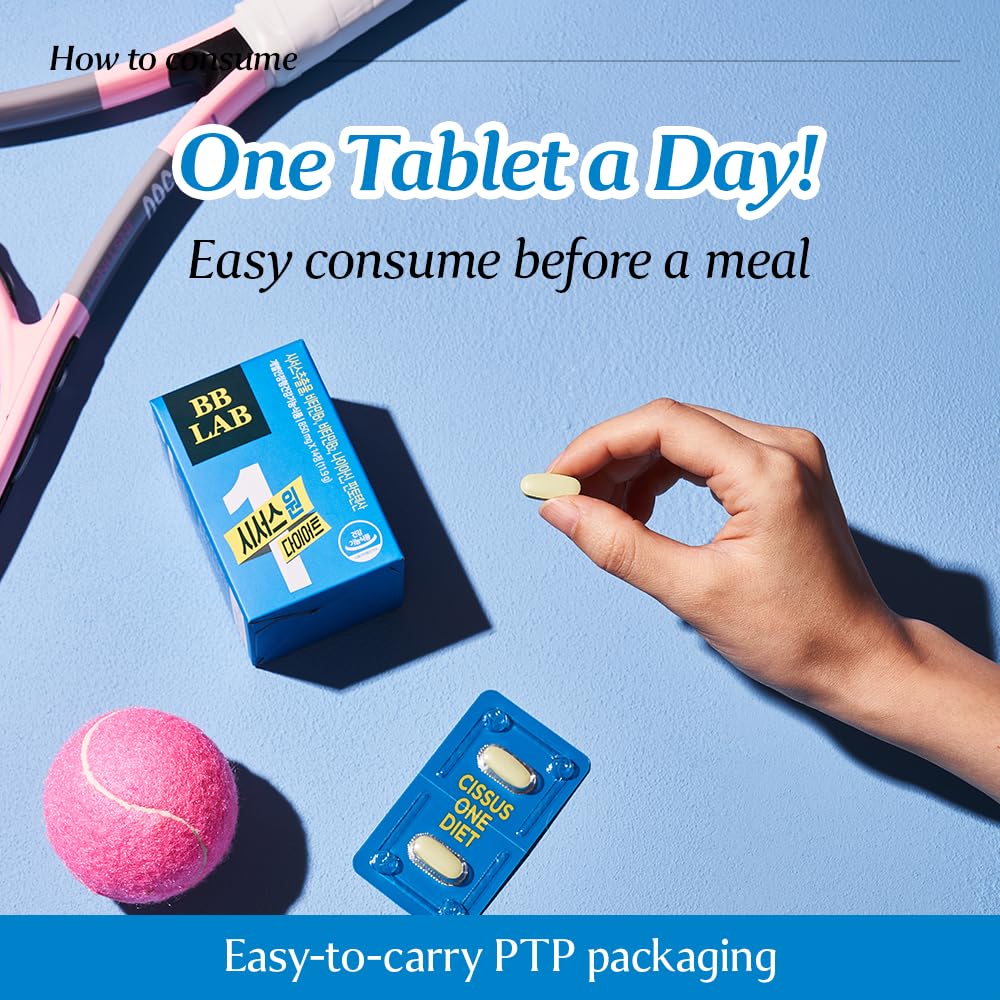BB LAB Cissus One Diet tablets arranged for daily energy and metabolism