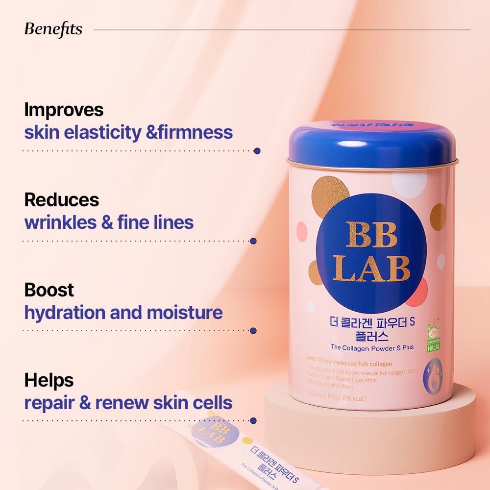 BB LAB Collagen Powder S Plus grapefruit flavor makes daily intake enjoyable