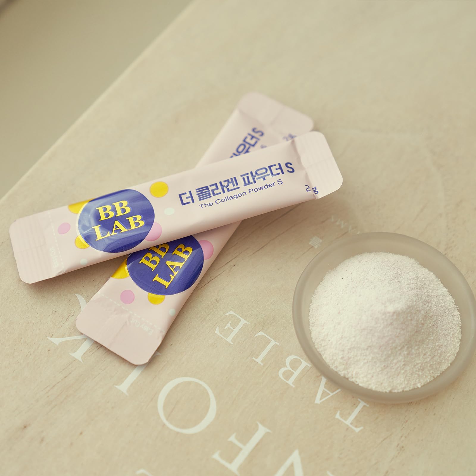BB LAB Collagen Powder S Plus travel-friendly packaging for gym and trips