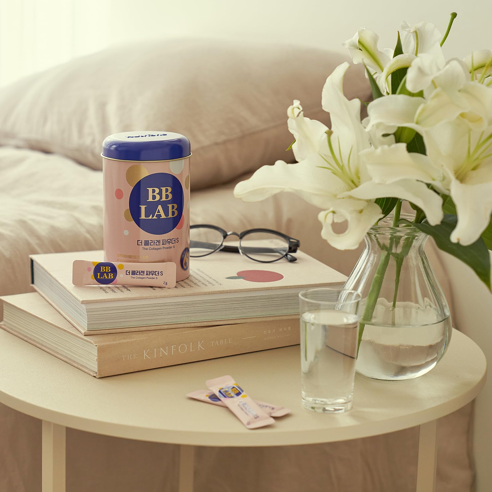 BB LAB Collagen Powder S Plus sticks mix easily with yogurt or water