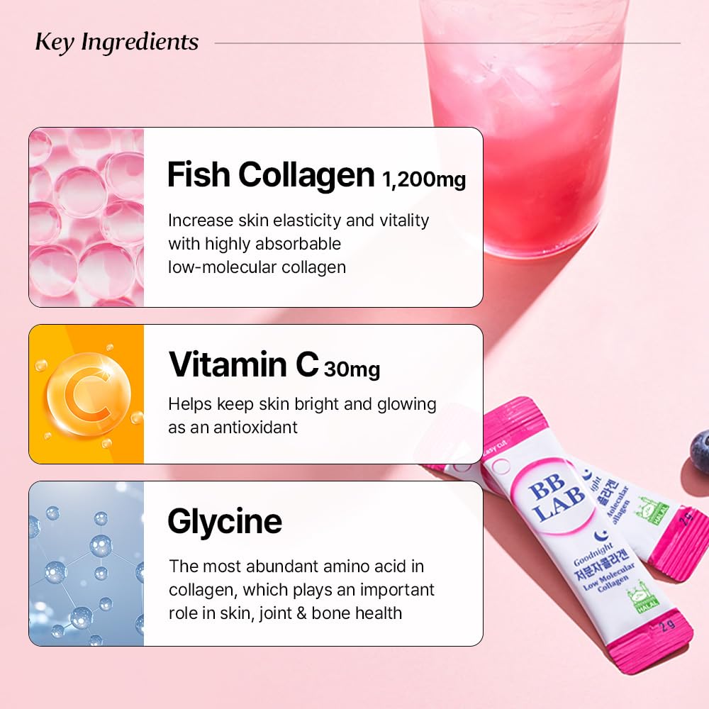 BB LAB Good Night berry flavor close-up, appealing and easy to taste.