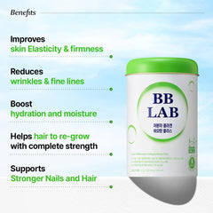BB LAB Shine Muscat flavor powder ready to take without water for daily collagen intake.