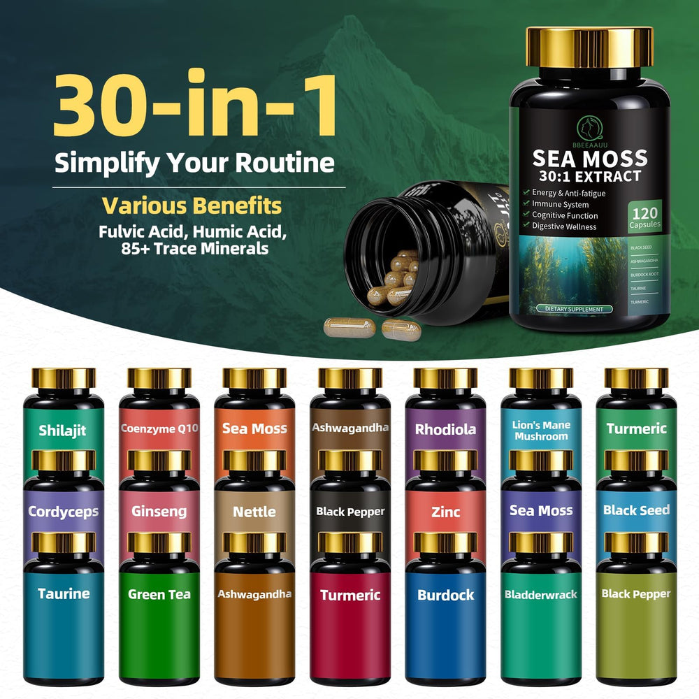 BBEEAAUU Ashwagandha and Rhodiola herbs capsules for stress response support