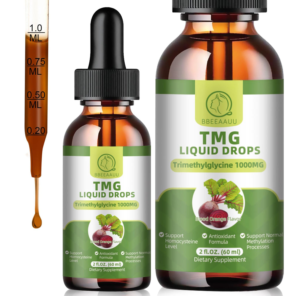 BBEEAAUU TMG label emphasizes gluten-free, vegan, and non-GMO attributes.