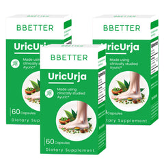 BBETTER UricUrja capsules – close view emphasizes joint comfort support.