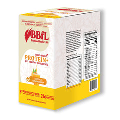 BBfL Plant-Based Protein Shake bottle shown for convenient daily protein support