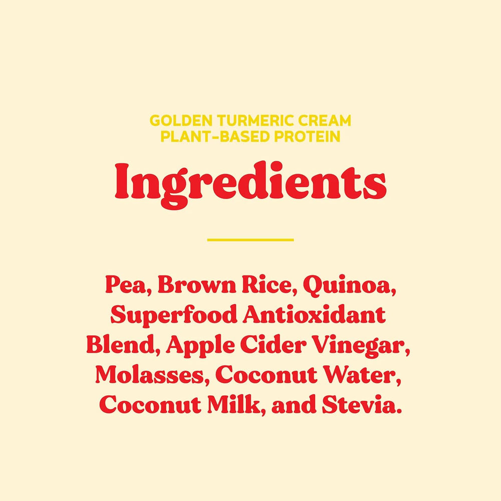 BBfL turmeric-cream flavored shake with silky texture and no lumps