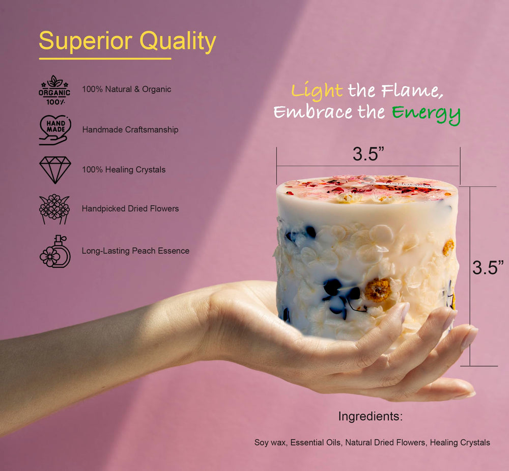 BBJohn handmade craftsmanship candle showcases meticulous, high-quality details.