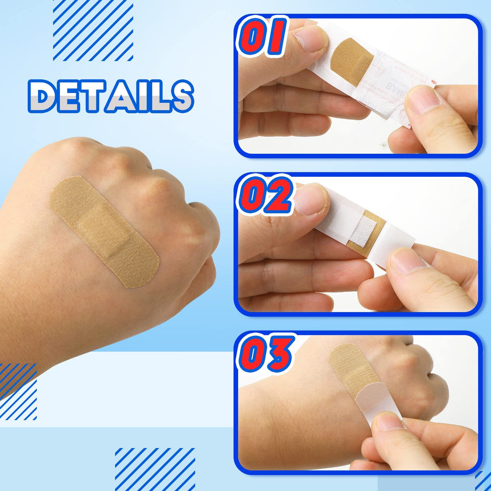BBTO round cloth bandages for broader coverage on larger wounds