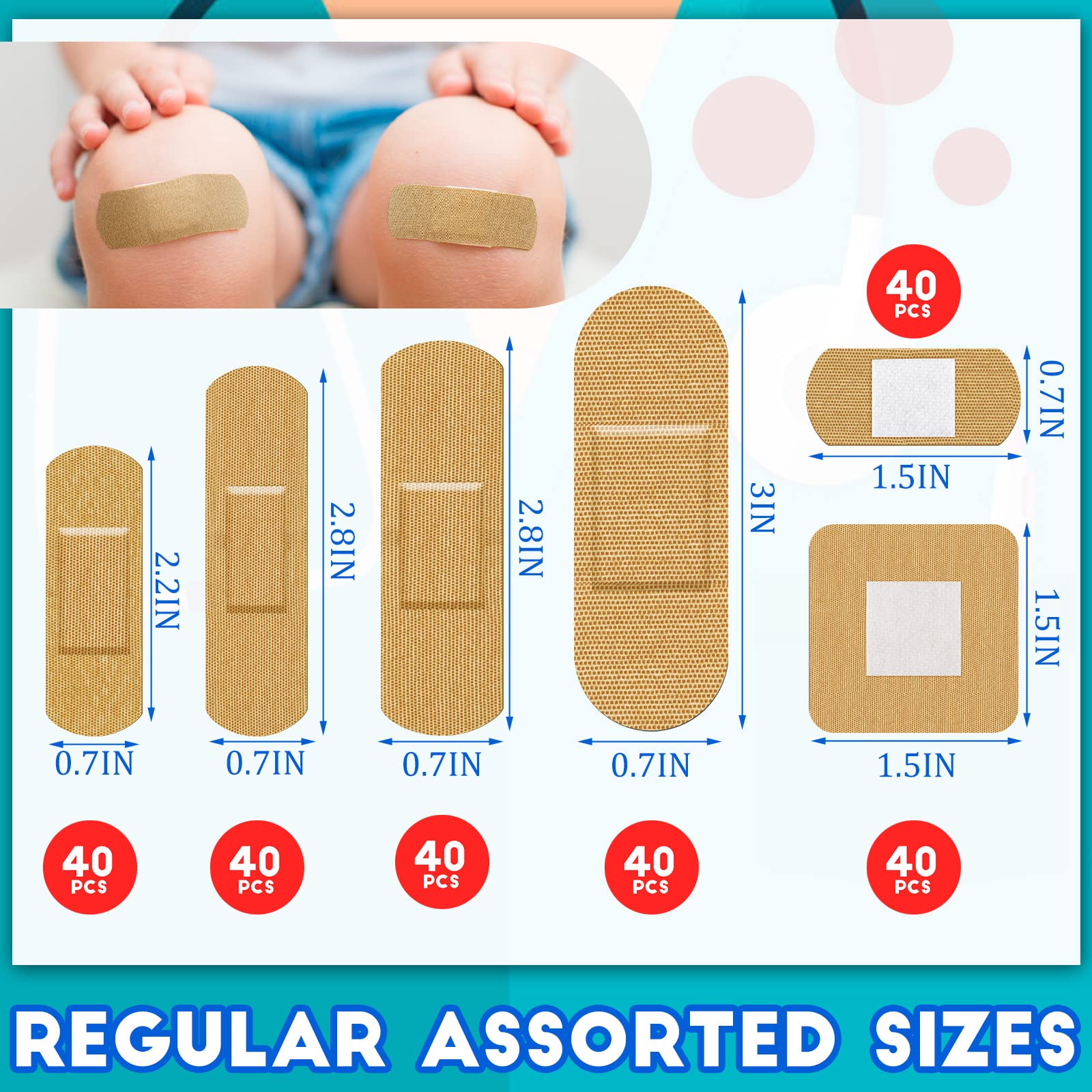 BBTO round 0.98 inch wound dressings for gentle protection.