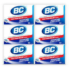 BC Powder Original Strength sticks in a pack side view for on-the-go relief.