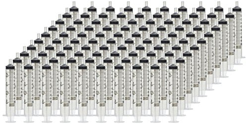 BD clear 10 ml oral syringe with tip cap case of 100 for bulk stocking in care settings