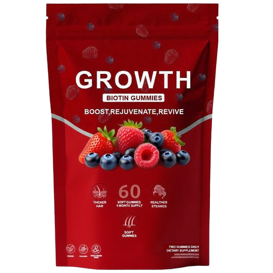 BDQBDQ Lumin hair gummies bottle front for daily hair support.