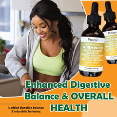 BDQBDQ Prozen Wormwood Drops bottle front view showing plant-based formula.