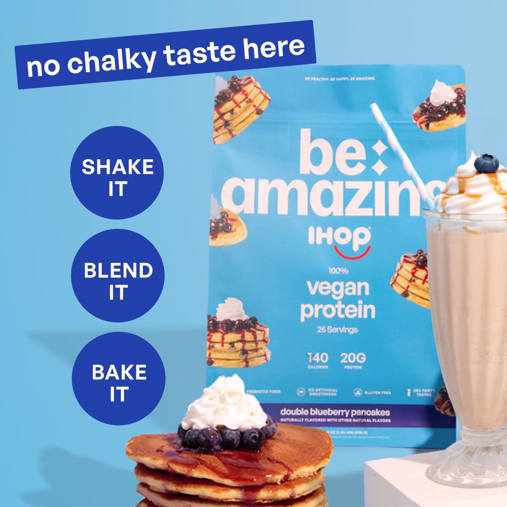 BE AMAZING IHOP Double Blueberry Pancakes flavor preview delivers nostalgic taste.