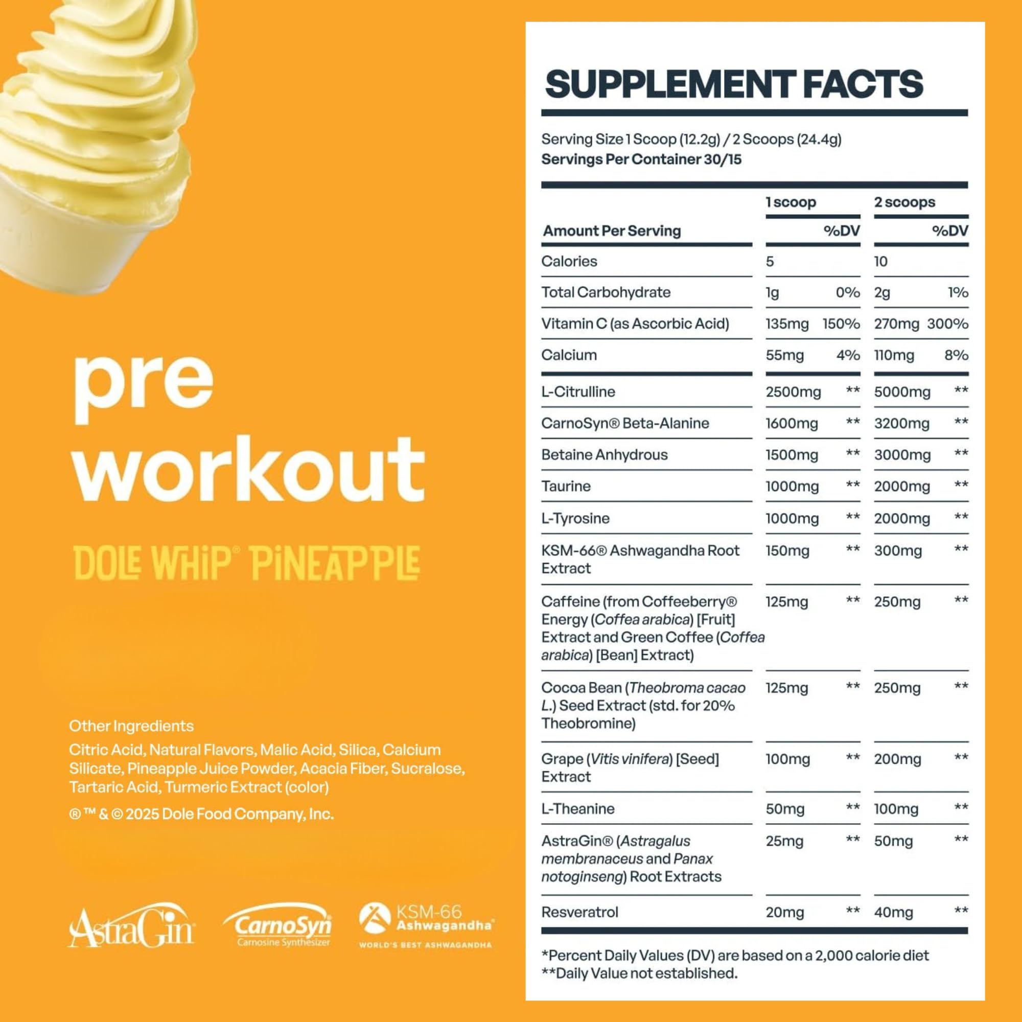 BE AMAZING pre-workout pineapple flavor visual highlighting a vegan formula.