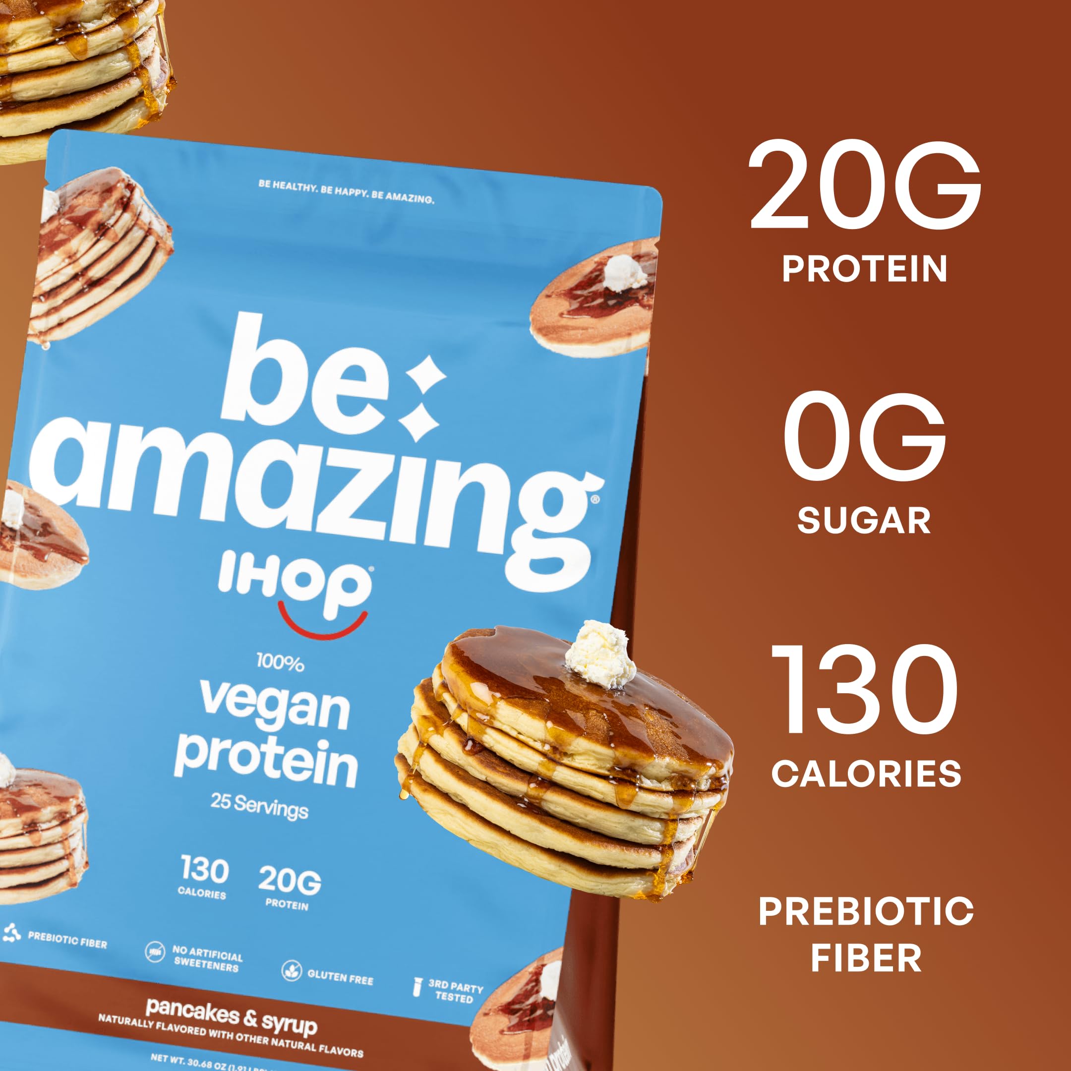 BE AMAZING blueberry-apple prebiotic fiber blend highlights gut-friendly benefits