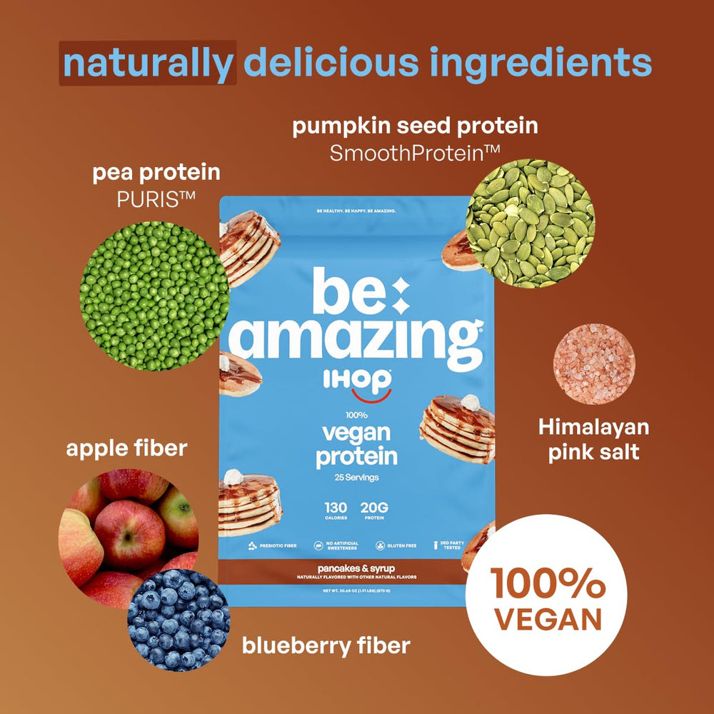 BE AMAZING ready-to-drink shake glass after workout or meal