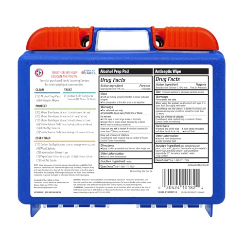 Be Smart Get Prepared compact case demonstrates rugged high-density plastic and portability.