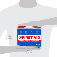 Be Smart Get Prepared quick-access essentials label visible inside lid.