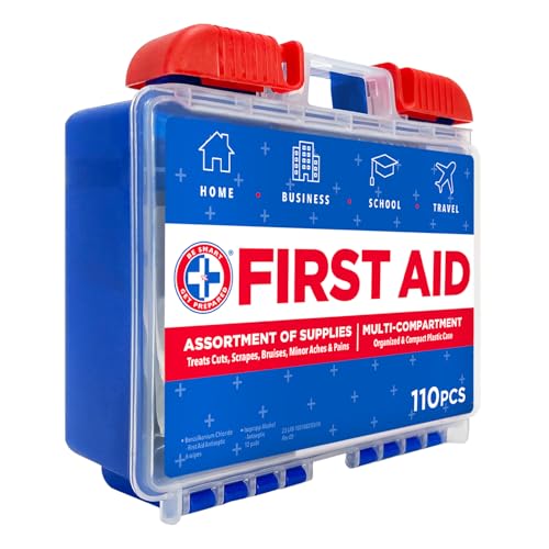 Be Smart Get Prepared kit with organized interior trays highlighting easy storage and portability.
