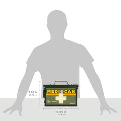 Be Smart Get Prepared outdoor emergency use scene with the kit in view.