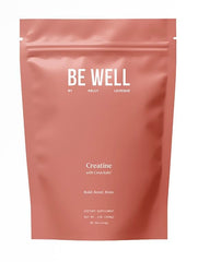 Be Well by Kelly LeVeque Creatine with Creavitalis bottle shows purity for daily mixing.