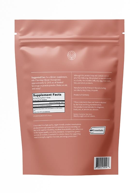 Be Well by Kelly LeVeque Creatine with Creavitalis scoop for quick, tasteless beverages.