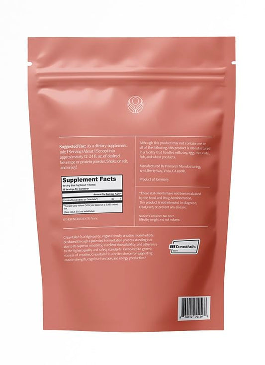 Be Well by Kelly LeVeque Creatine with Creavitalis scoop for quick, tasteless beverages.