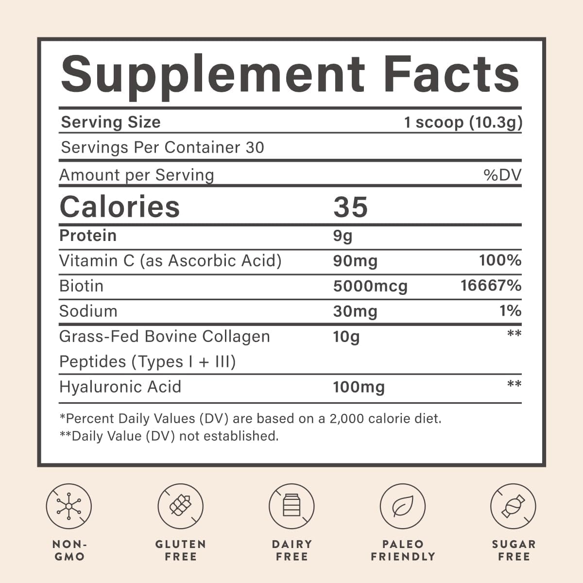 Beam Grass-fed source label and farm imagery highlighting natural sourcing