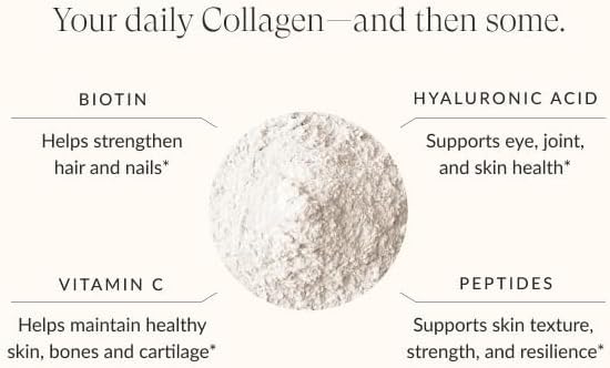Beam Third-Party Tested seal on collagen powder jar for purity assurance