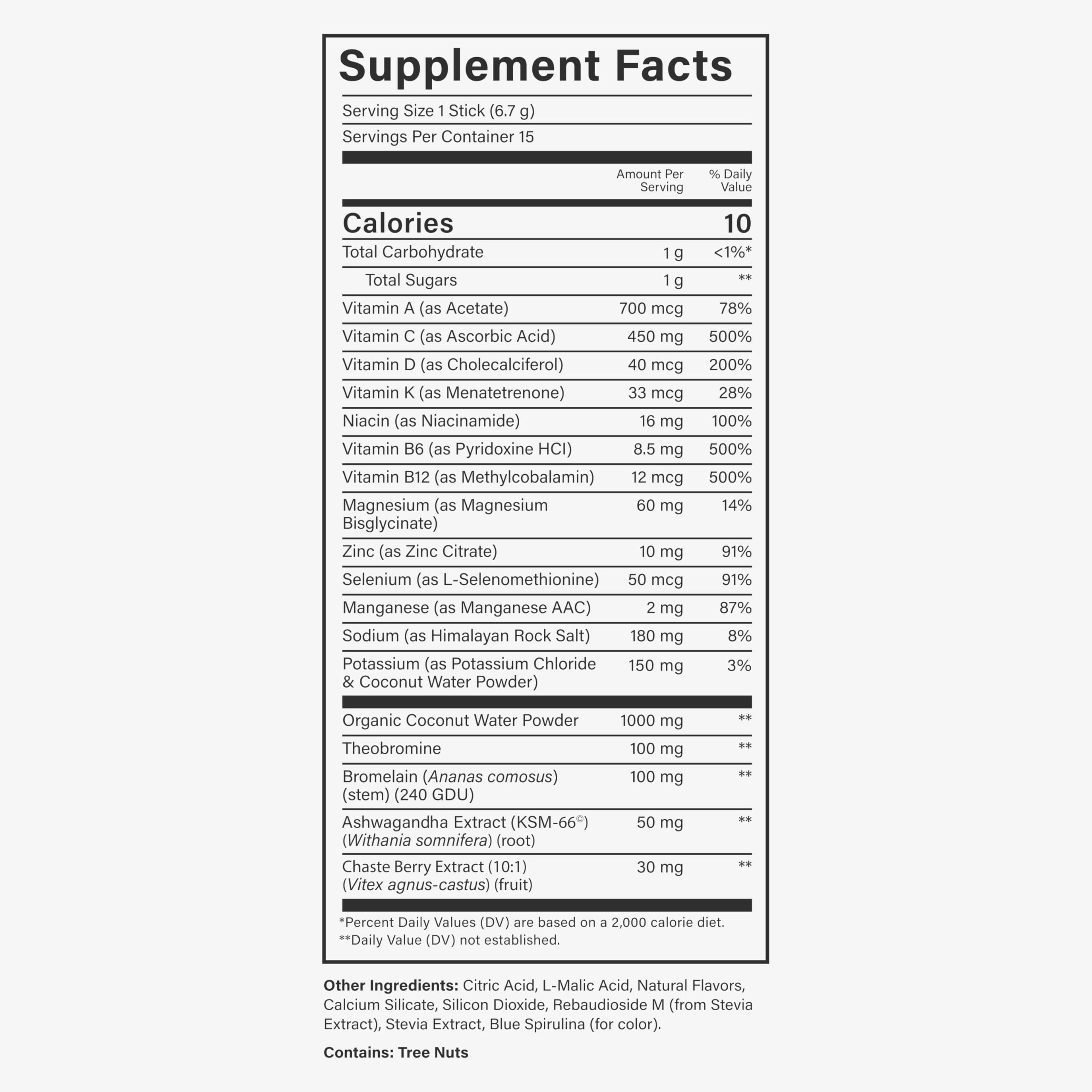 Beam Glow instruction card with dosage tips for perimenopause and PCOS support.