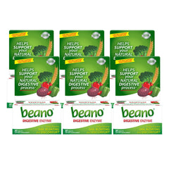 Beano Extra Strength bottle front shows gas relief support.